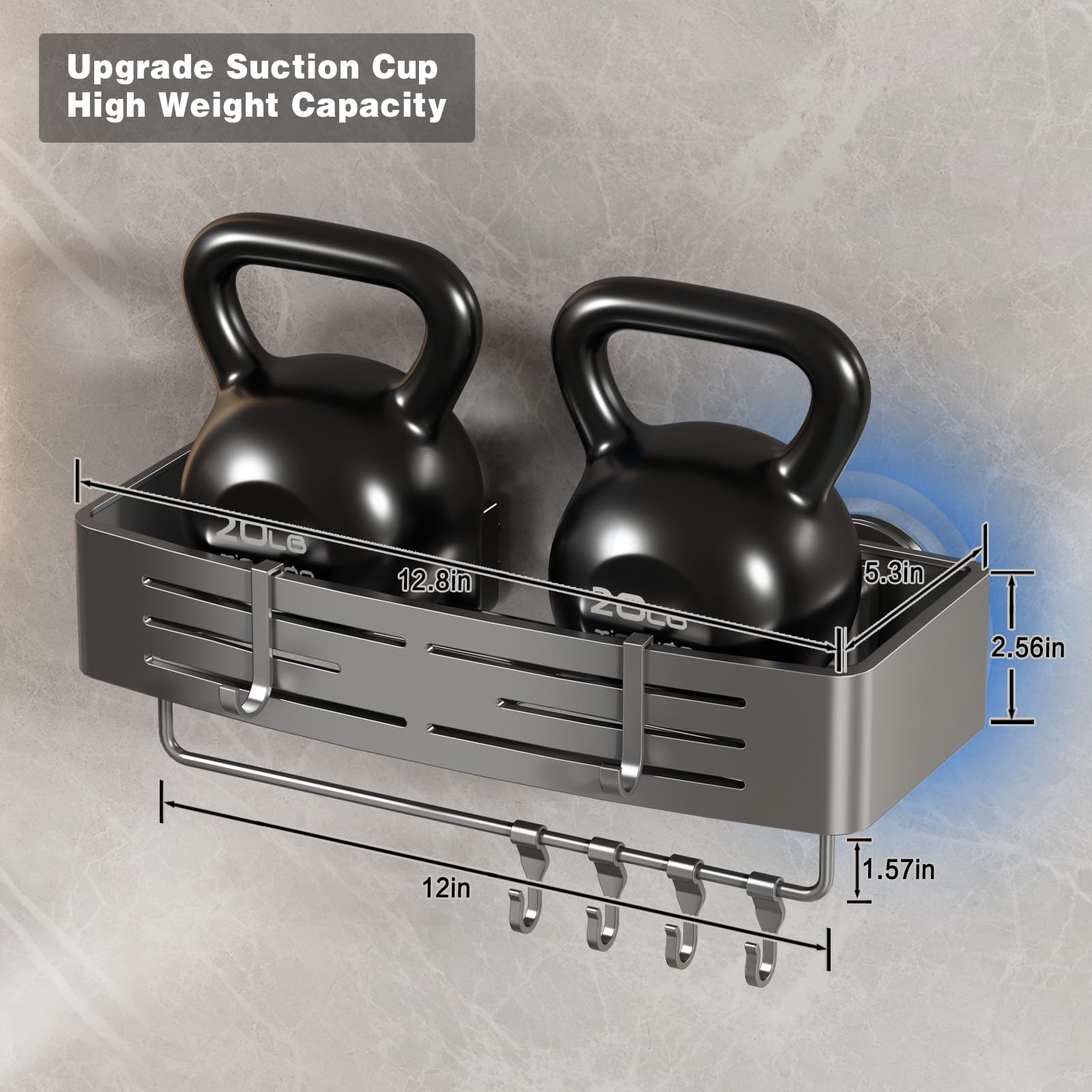 Voldra hollow drainage design reduces water pooling for easier cleaning.