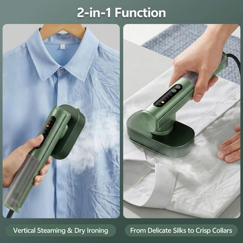 Voleeoa Travel Steamer vertical steam for hanging garments