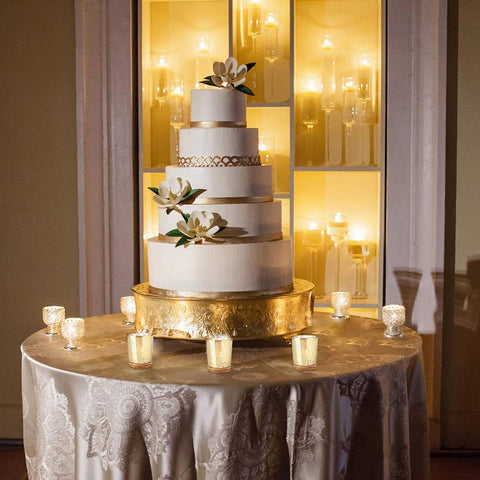 Volens gold candle holders resist overheating for long-lasting warmth.