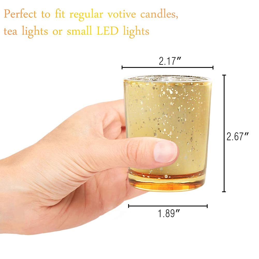 Volens votives bulk set helps create consistent table lighting.