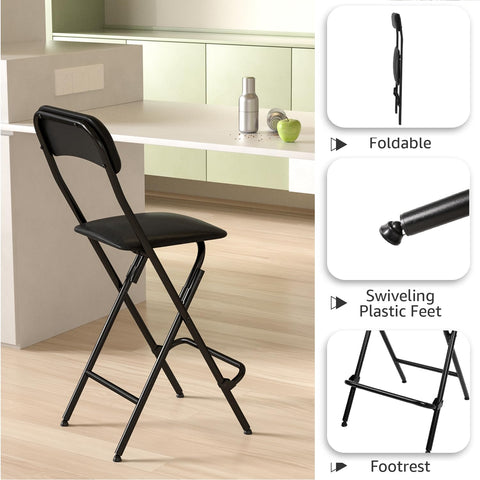 VOLIX stool with back support ready for casual dining use