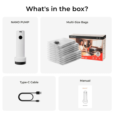 VOLLYC travel and home organization with VOLLYC set