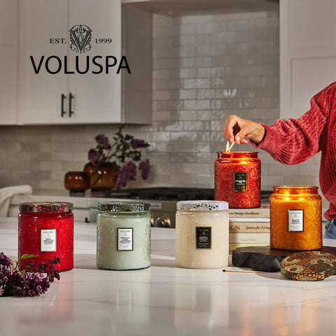 Voluspa Casa Pacifica long burn time supports extended ambience.