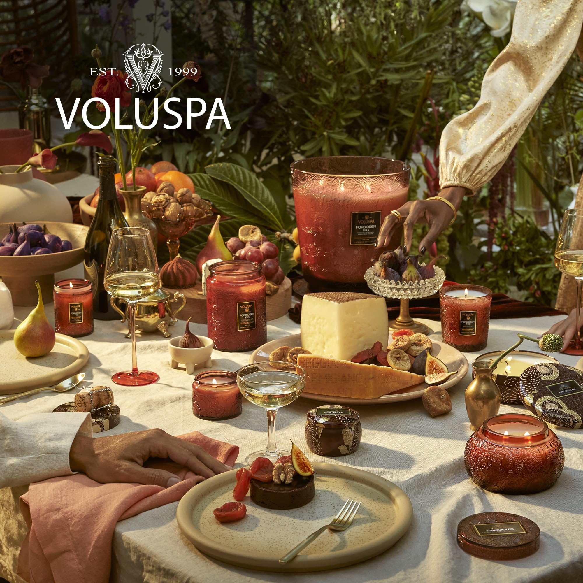 Voluspa Forbidden Fig candle, gift-ready luxury for special occasions
