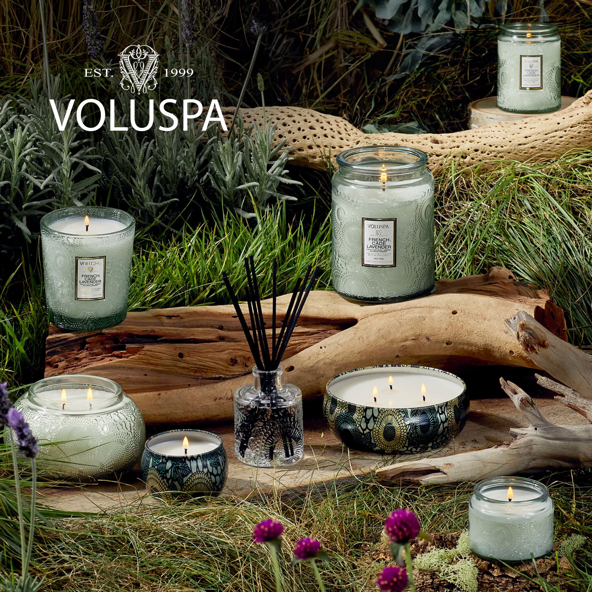 Voluspa giftable packaging suitable for anniversaries or housewarmings