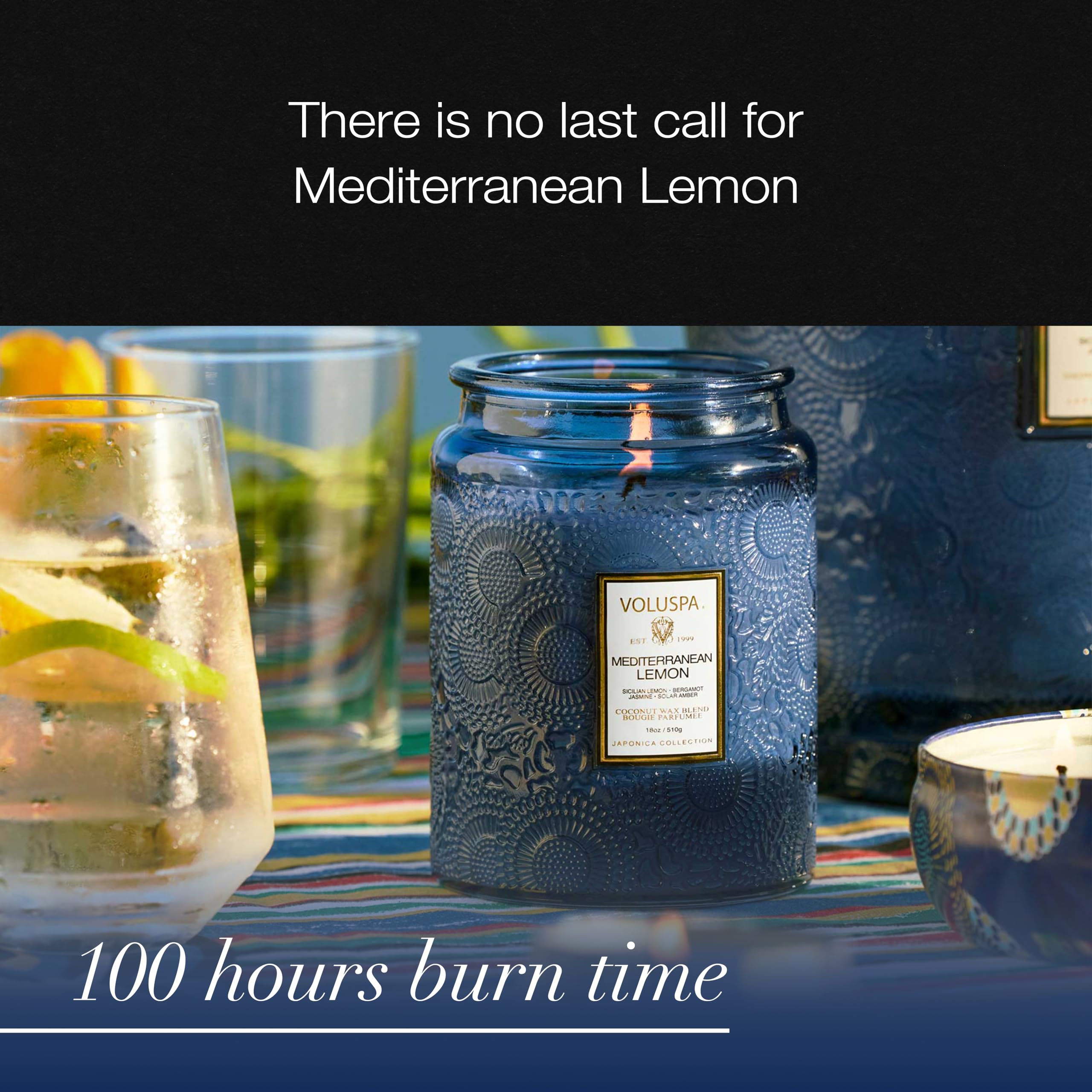 Voluspa Mediterranean Lemon candle gift-packaged for gifting occasions