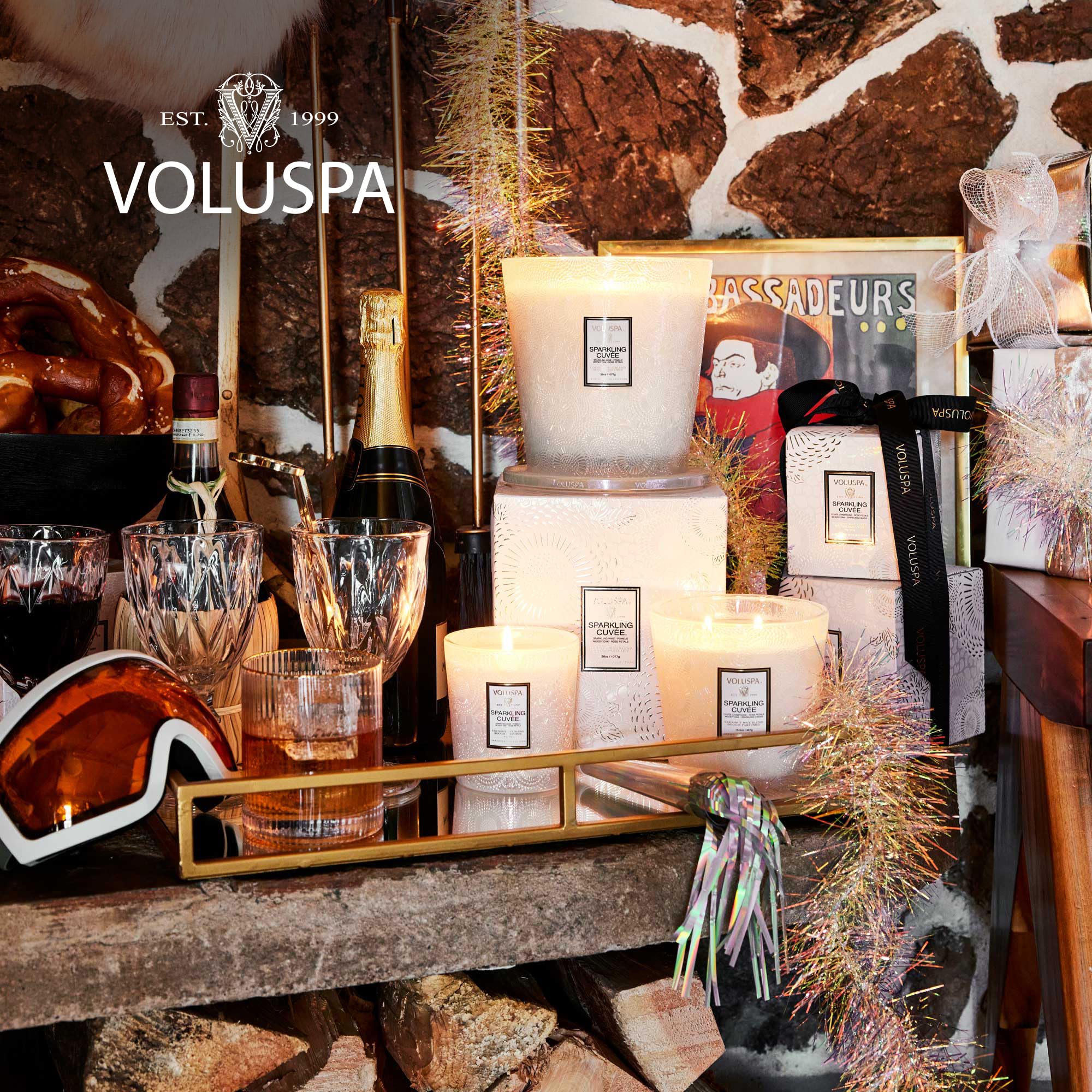 Citrus and wine-inspired aroma notes of Sparkling Cuvee.