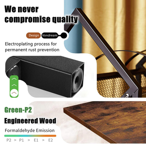VonDream easy-browse records design speeds finding favorites.