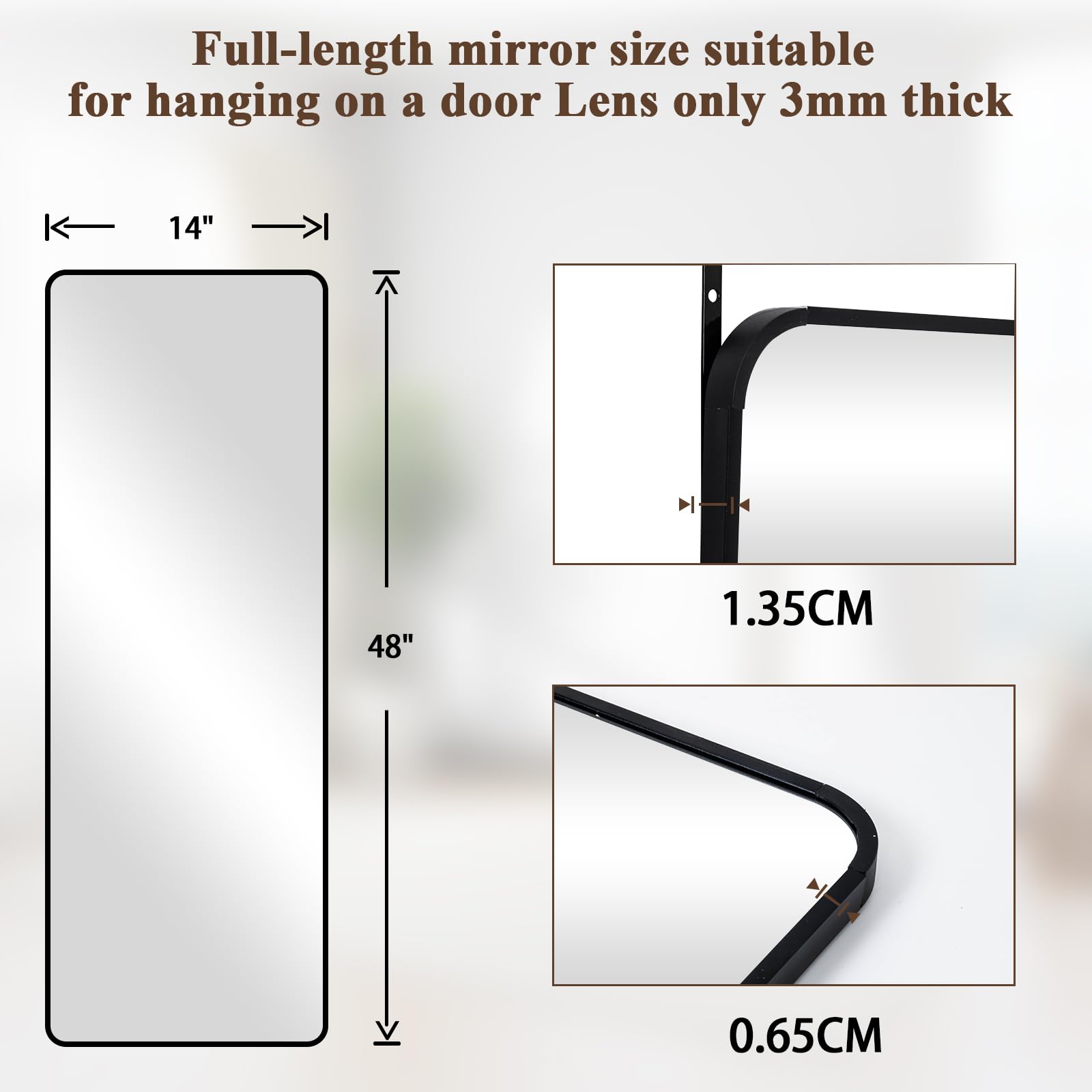 VooBang multi-layer packaging protects the mirror during shipping.