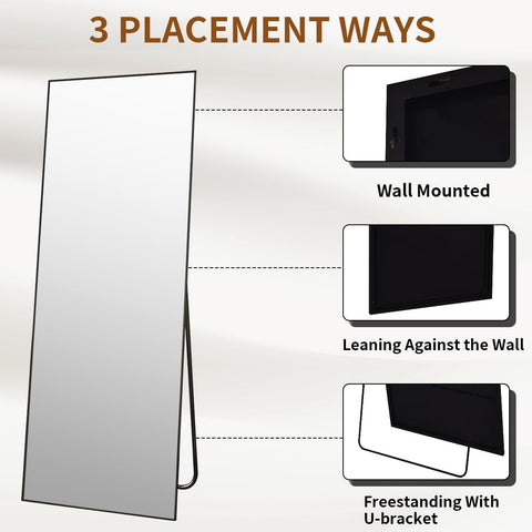 VooBang sturdy packaging protects the full-length mirror during shipping and handling.
