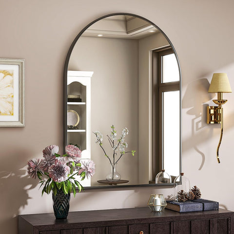 VooBang wall mounted vanity mirror with arch design suits modern bathrooms
