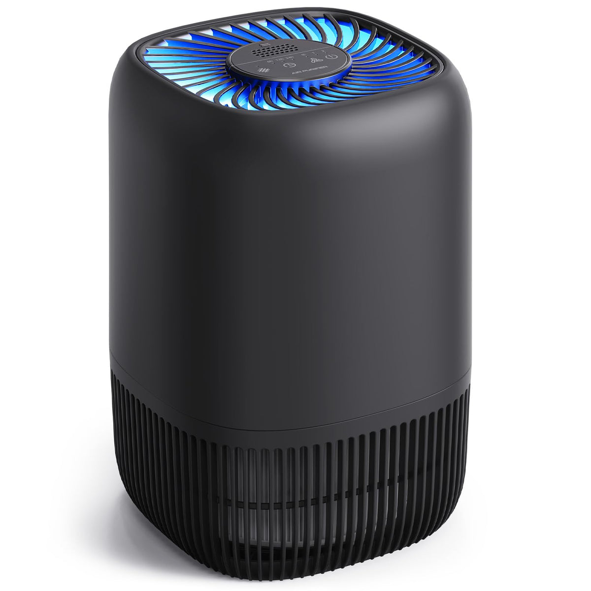 VOOPNU air purifier in a bedroom with a compact design for easy placement.