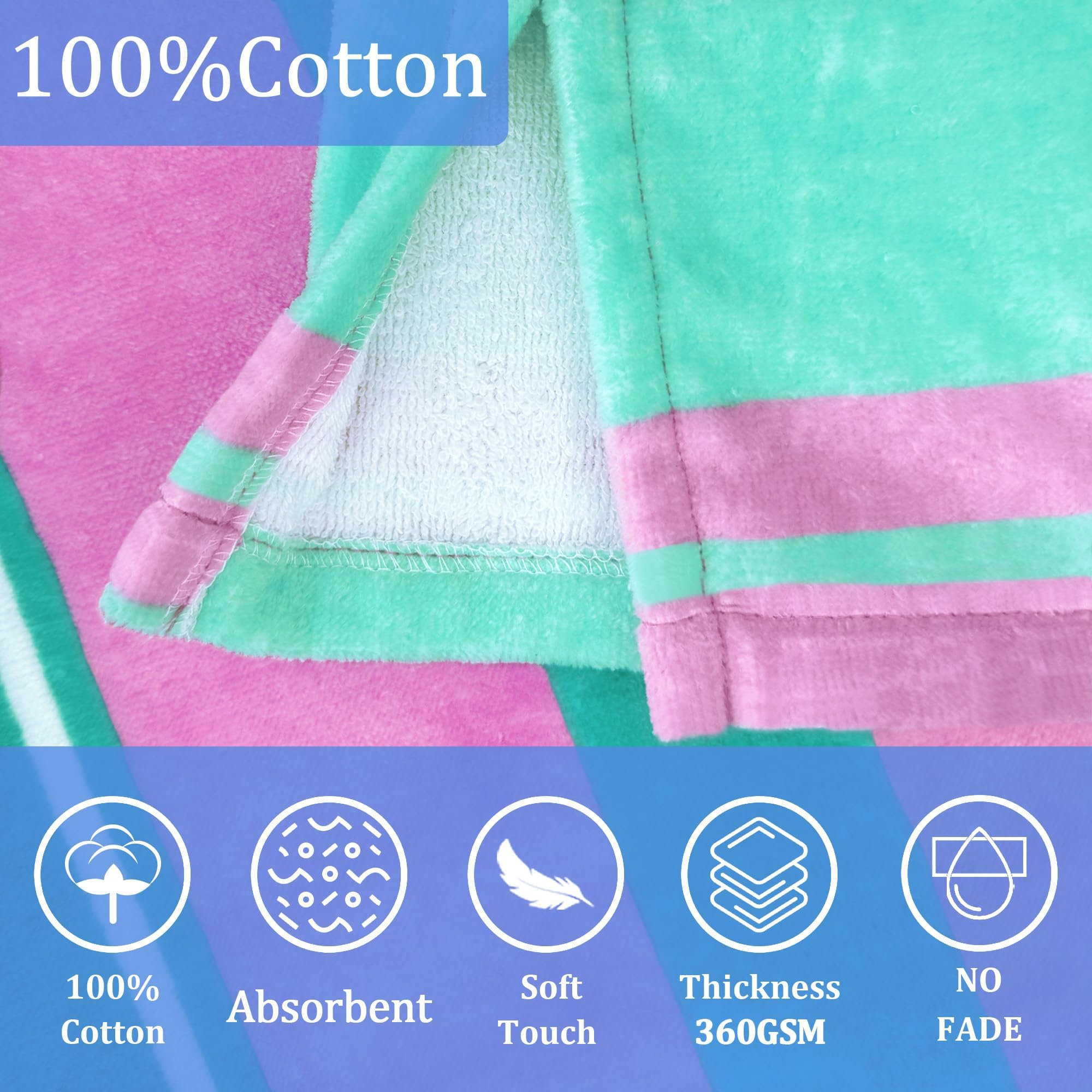 VOOVA & MOVAS hooded towel robe after-swim wear for pool-to-bath versatility