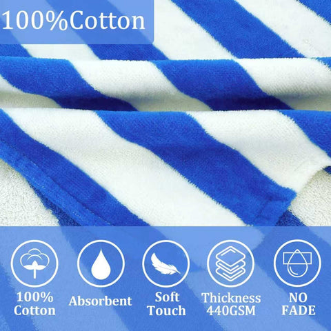 VOOVA & MOVAS soft cotton towel emphasizes absorbency during bathtime.