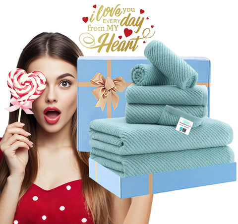 Washcloths 13 by 13 inches suitable for faces and sinks.