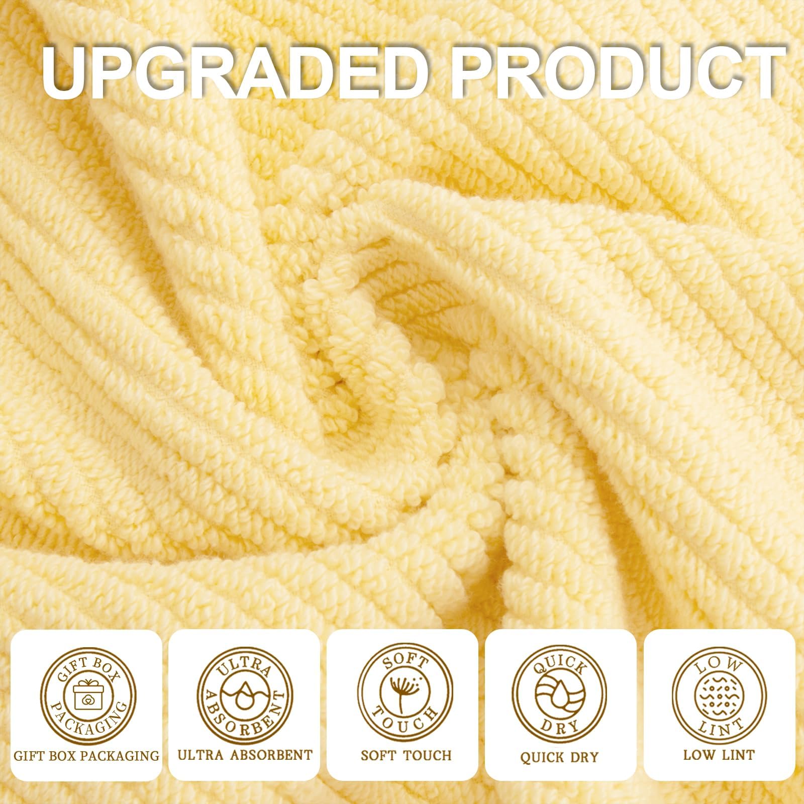 VOOVA and MOVAS large bath towel 30x56 inches, absorbs quickly