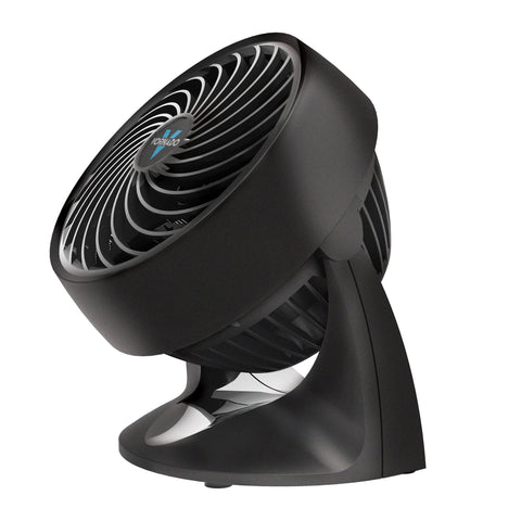 Vornado 133 front view; compact desk-friendly air circulator