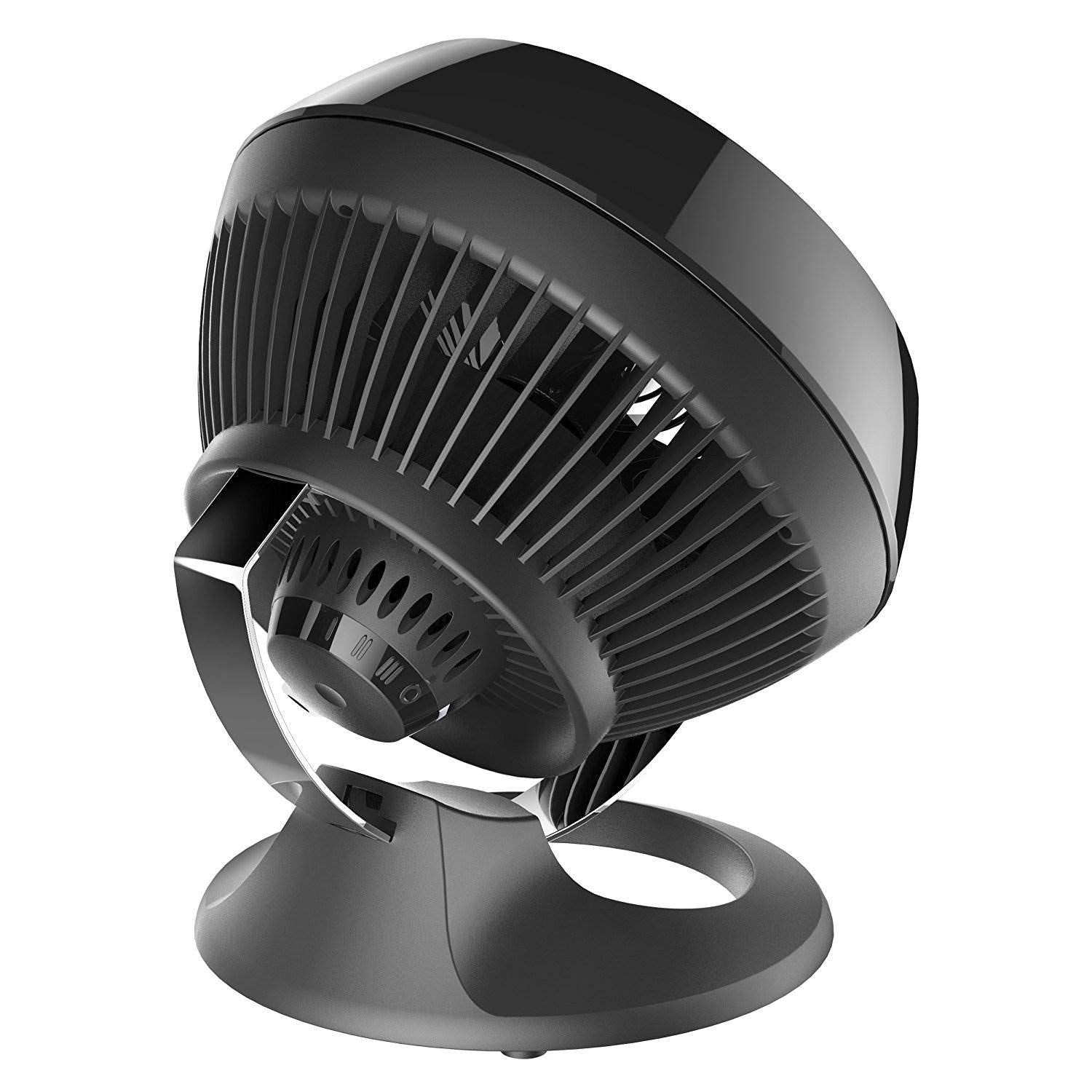 Vornado 460 three-speed control lets you tailor cooling quietly.
