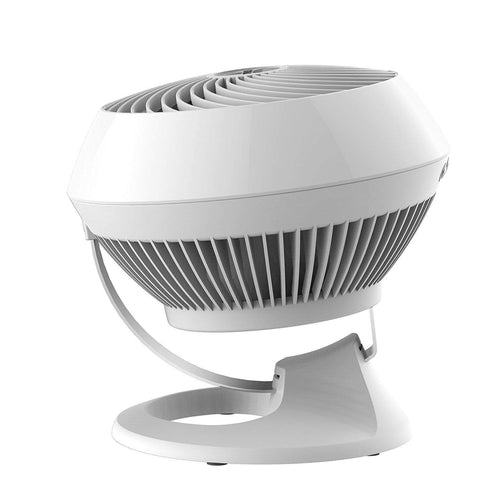 Vornado 560 chrome glide bar tilt enables targeted airflow.
