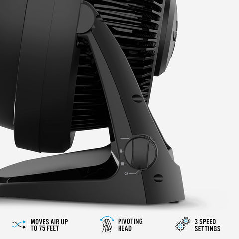 Vornado 62 with 3-speed control for personalized comfort.