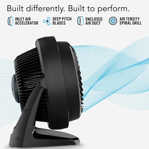 Vornado 62 adjustable tilt-head directing breeze where you need it.