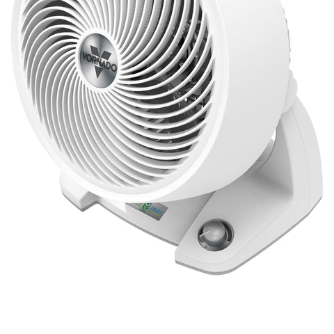 Vornado 633DC vortex air circulation powers consistent room cooling.