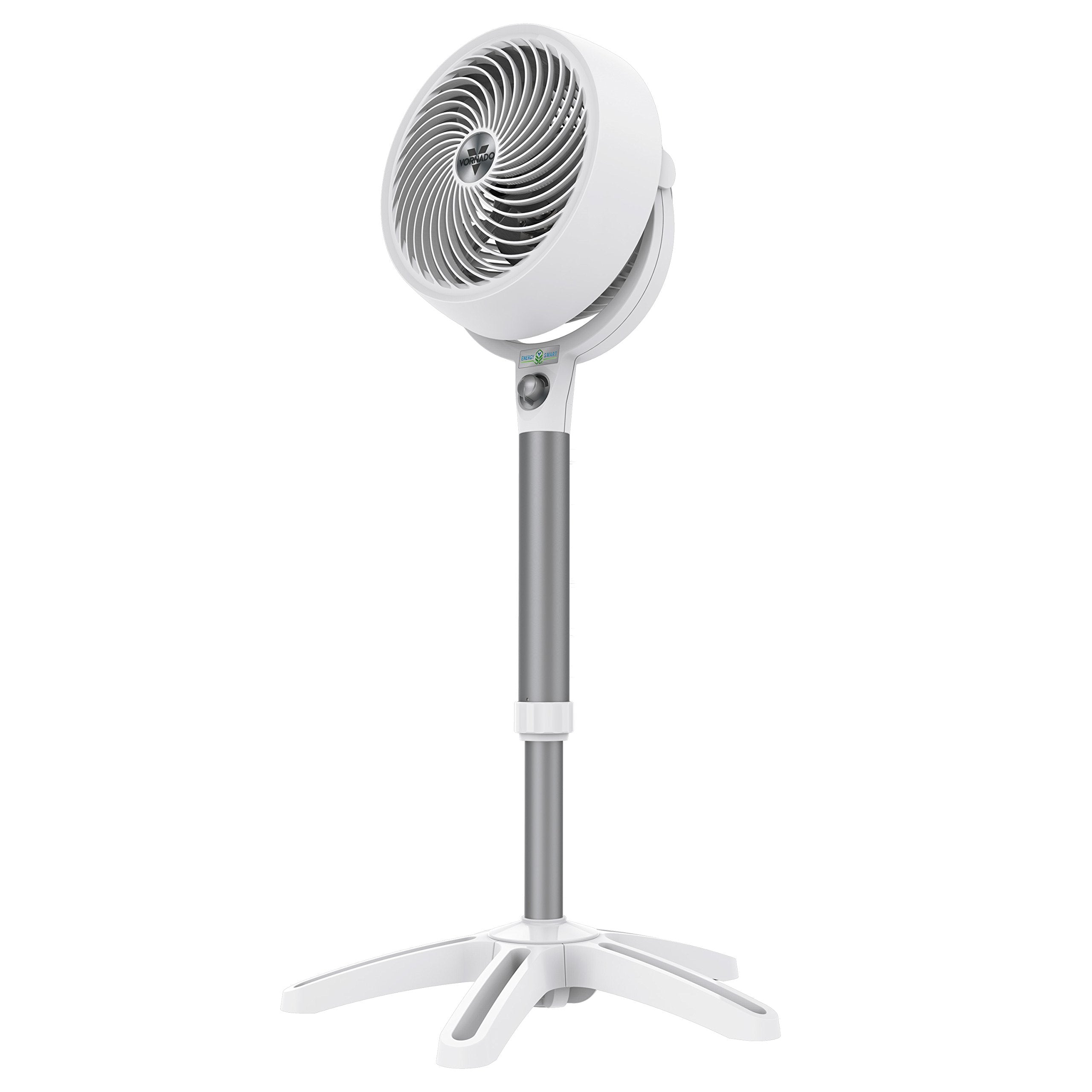 Vornado 683DC front view showing tall pedestal for whole-room airflow.