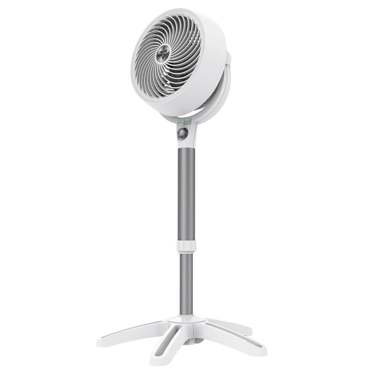 Vornado 683DC front view showing tall pedestal for whole-room airflow.