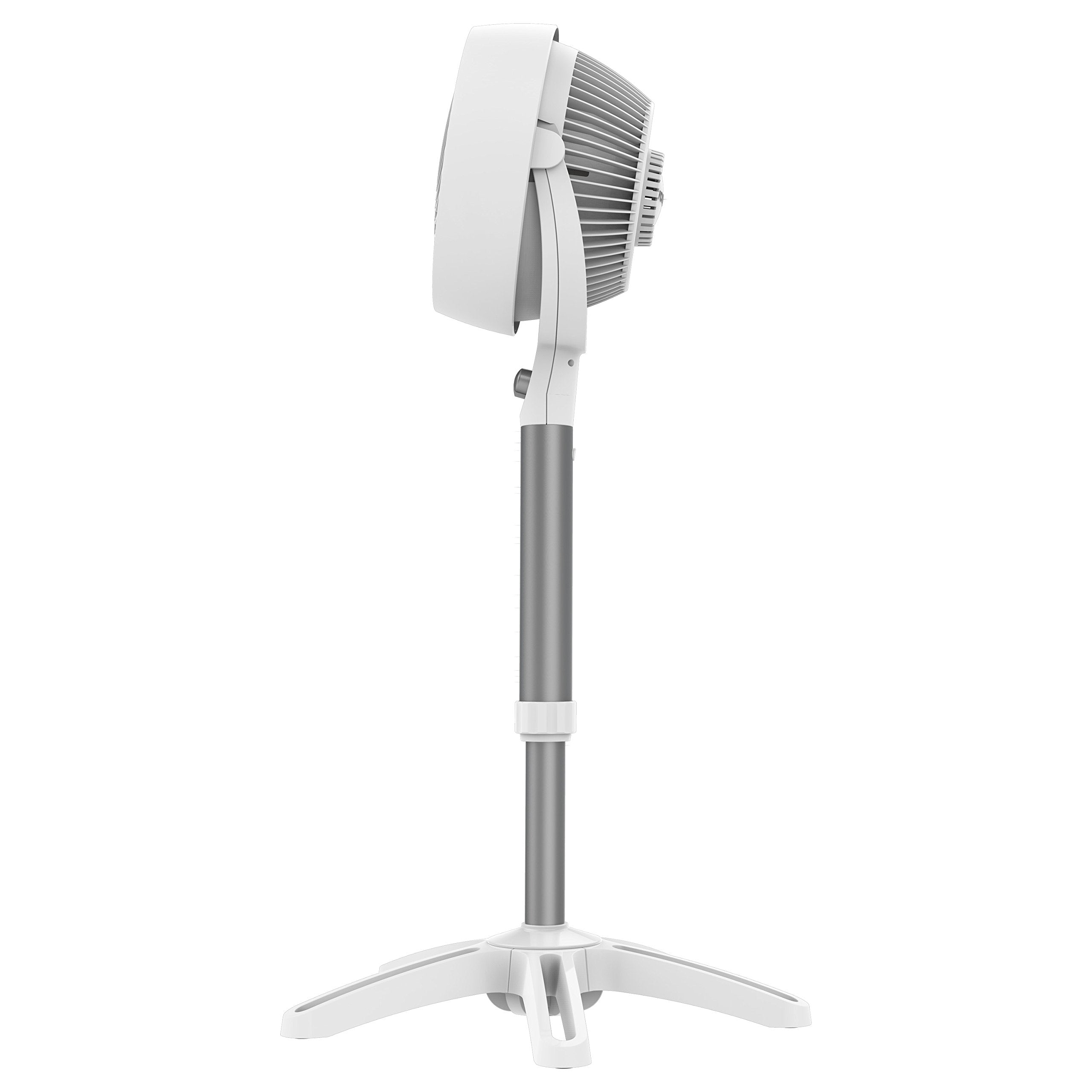 Vornado 683DC in living room illustrating quiet operation during daily use.
