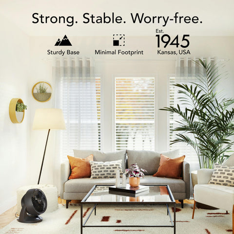 Vornado 753 OSC easy-clean removable grille simplifies maintenance and cleaning.