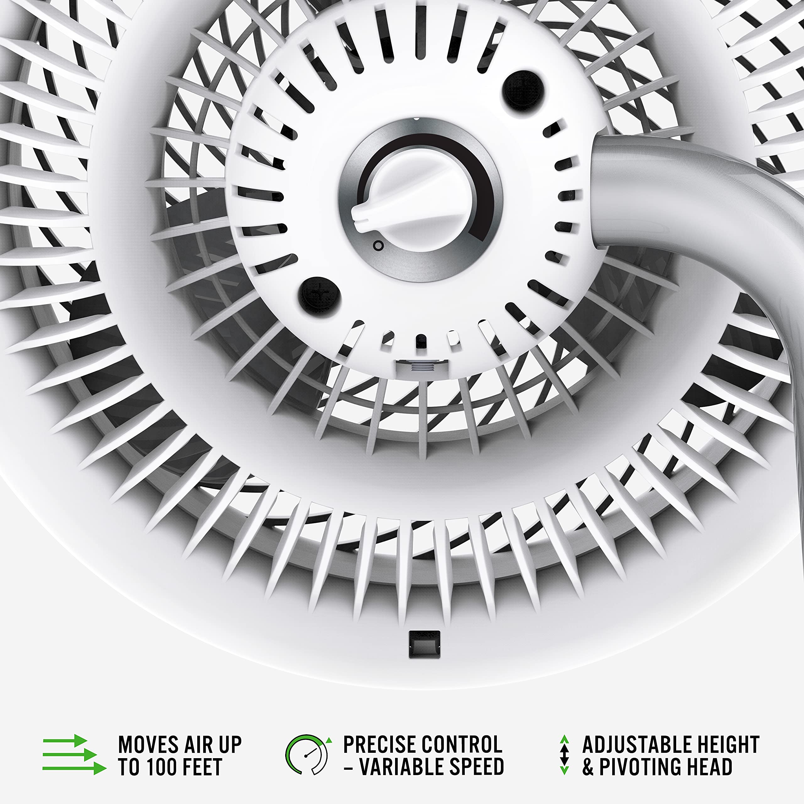 Vornado 783DC front-control variable speed shows customizable airflow in any room.