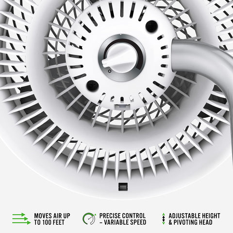 Vornado 783DC front-control variable speed shows customizable airflow in any room.