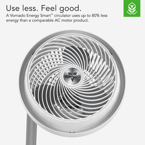 Vornado 783DC pivot head directs airflow precisely where needed for comfort.