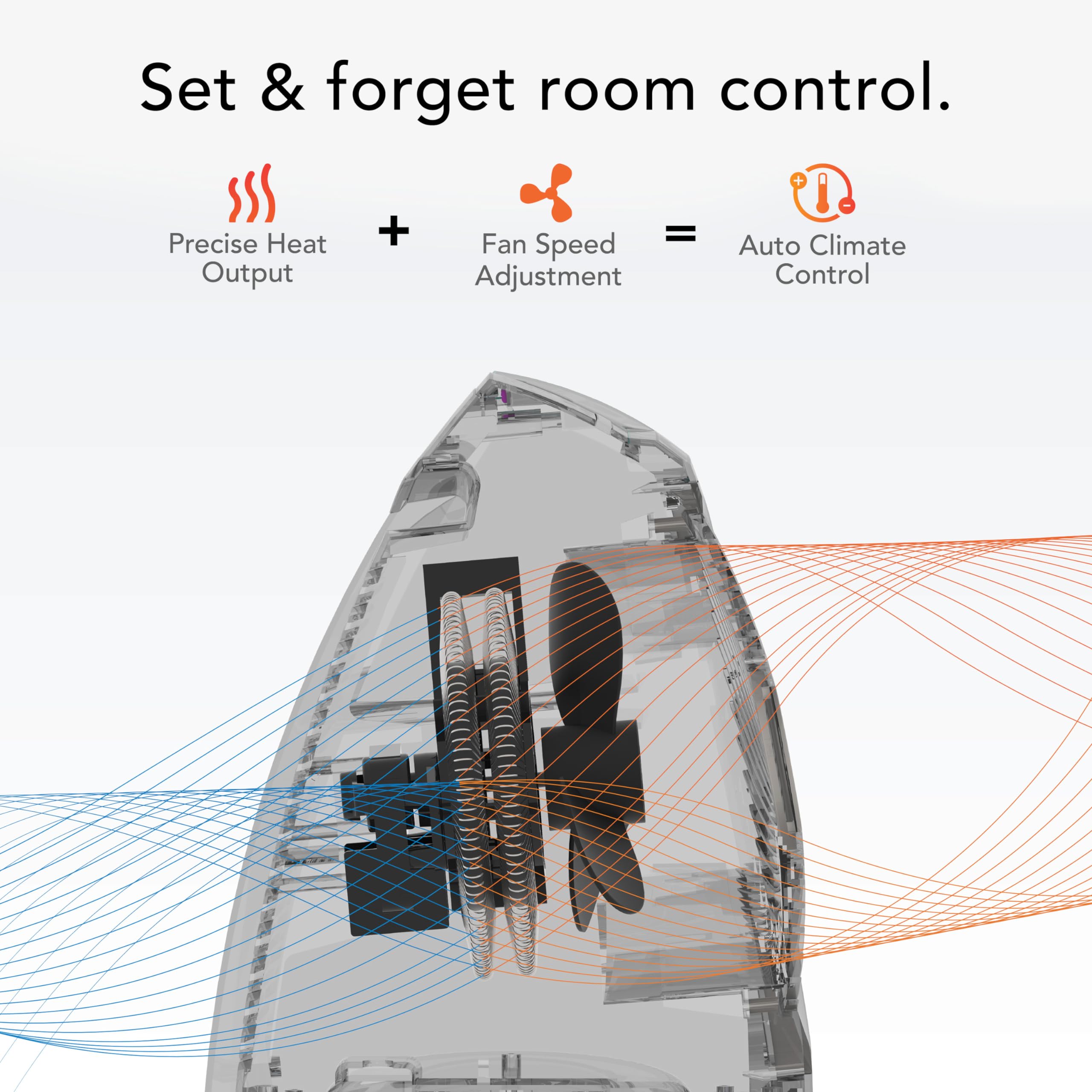 Vornado AVH10 auto climate control maintains desired temperature automatically.
