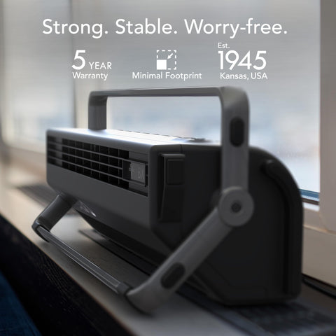 Vornado BXR compact design fits on shelves or consoles.