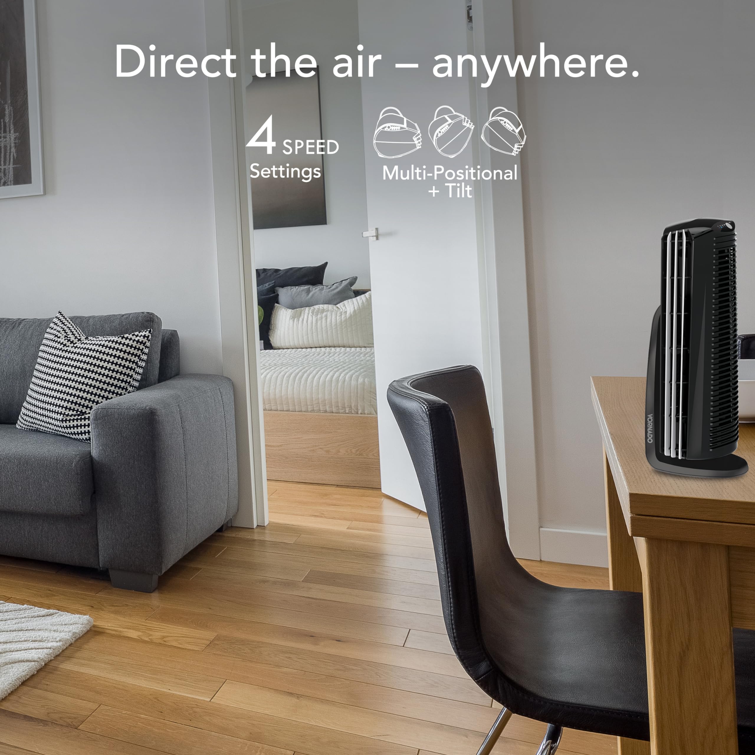 Duo four-speed control for customizable comfort