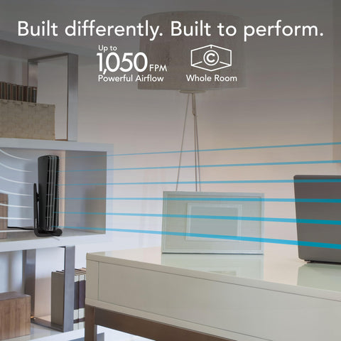 Vornado Duo horizontal placement for sleek corner cooling