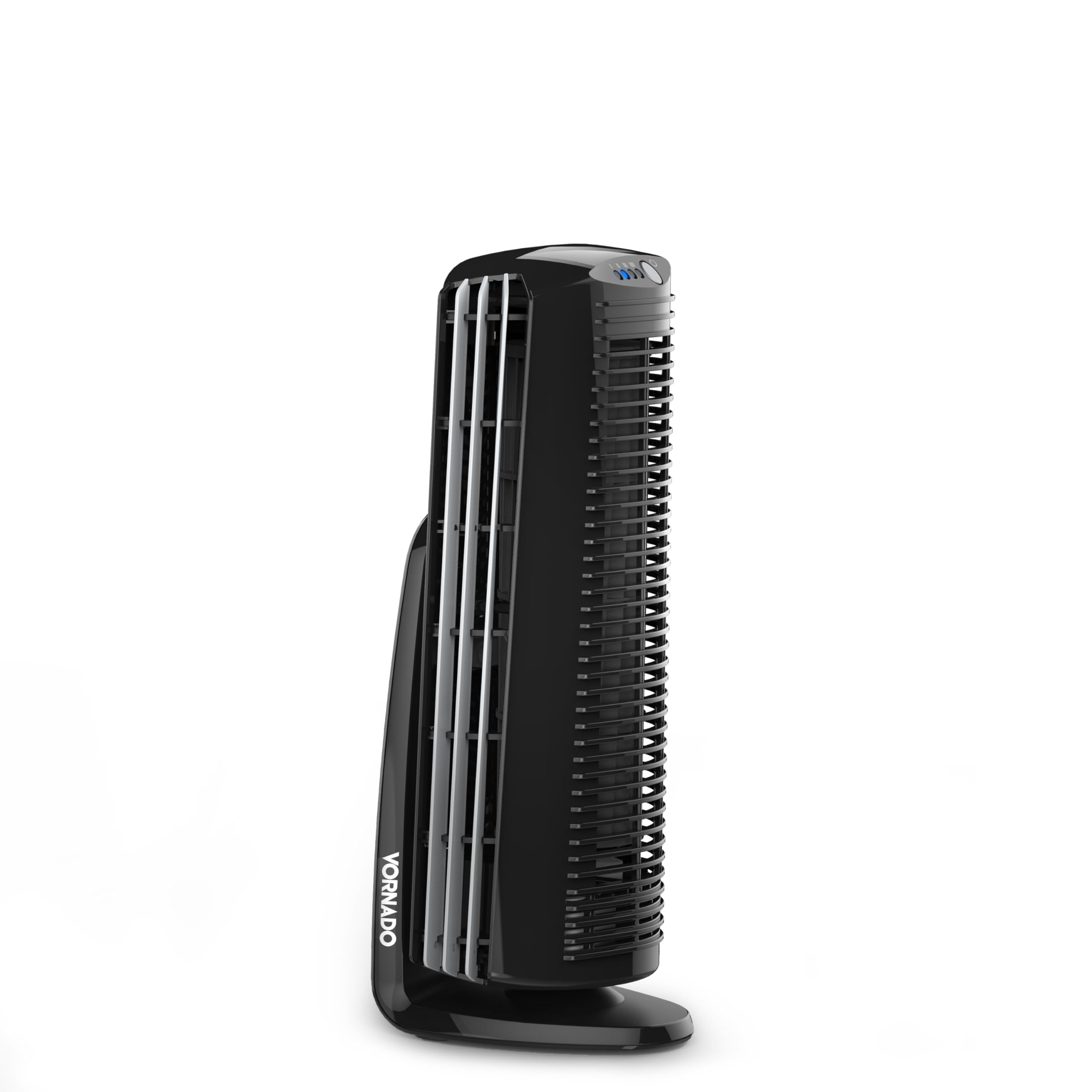 Vornado Duo Tower Fan vertical mode delivering wide room airflow