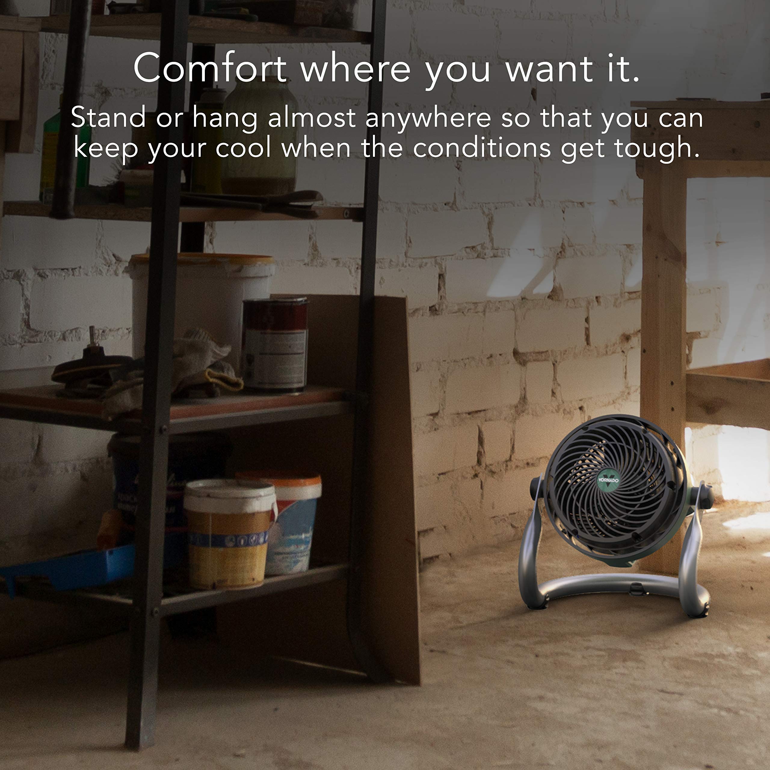 Vornado EXO51 exoskeleton durability withstands drops and tough conditions