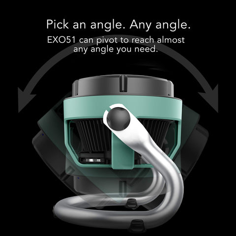 Vornado EXO51 IP54 dustproof motor resists debris and moisture on job sites