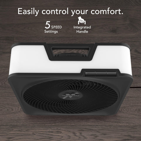 Vornado Model 80 delivers powerful airflow to cool larger spaces.