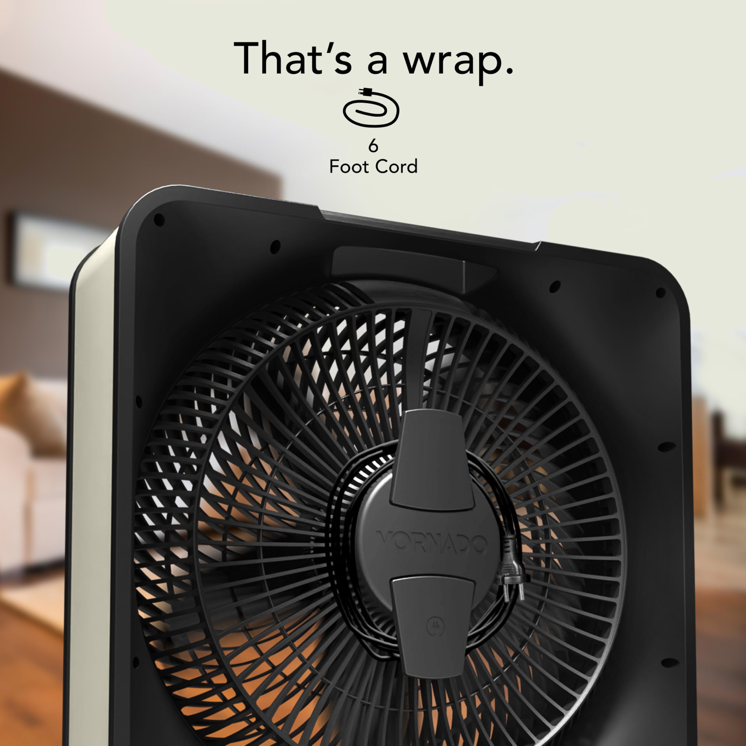 Vornado 80X 1-12 hour timer for scheduled comfort.