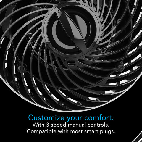 Vornado Pivot3 Clip whisper-quiet operation supports study, sleep, and focus.