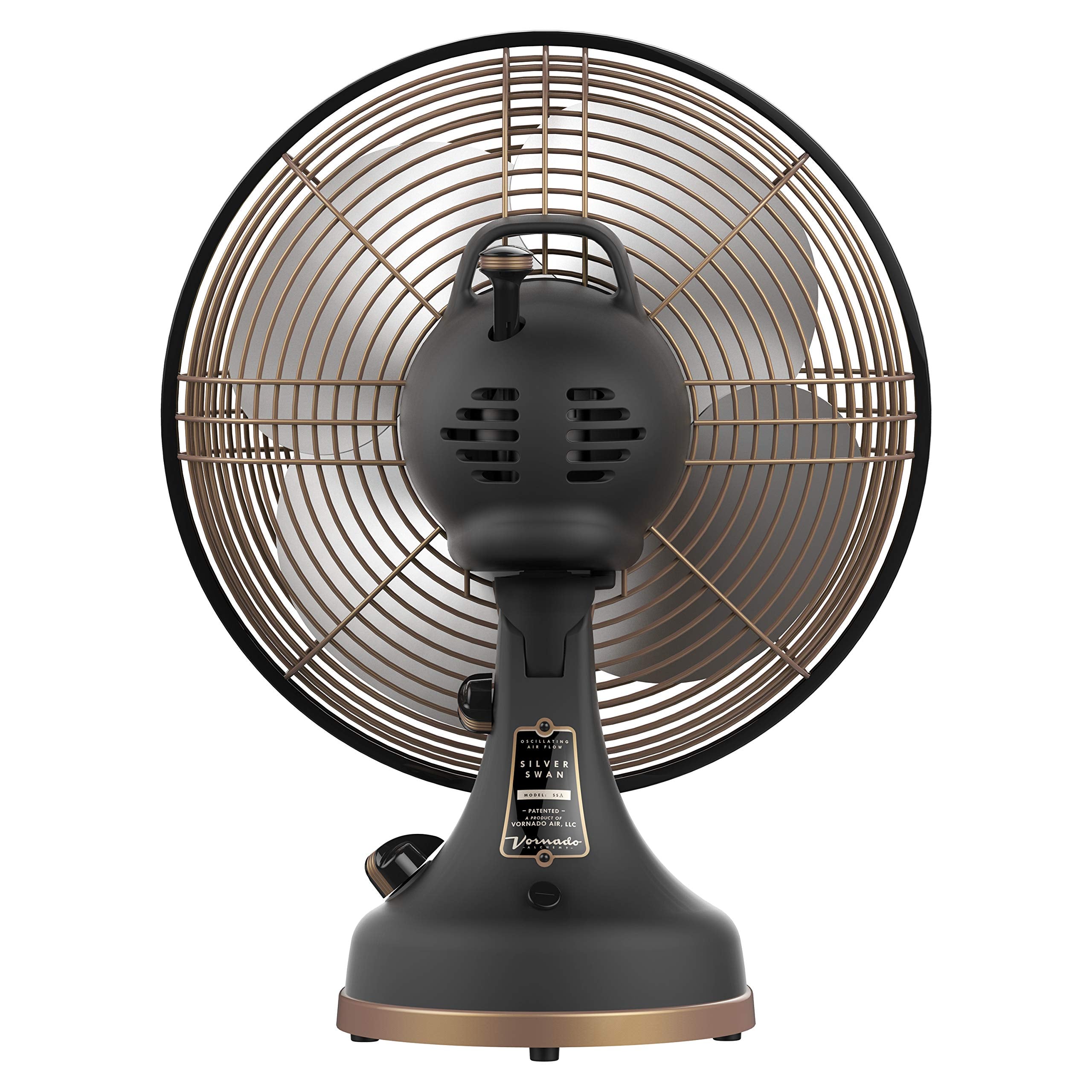 Vornado Silver Swan Alchemy floor-stand design fits living rooms with a stylish cooling presence.