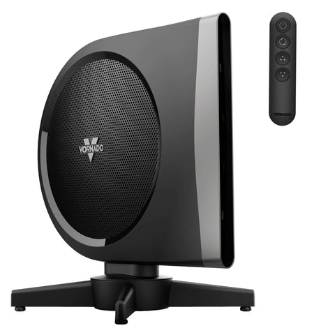 Vornado STRATA compact floor fan with remote for convenient control.