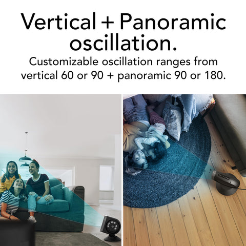 Vornado STRATA 8 OmniWave removable grille for simple cleaning.