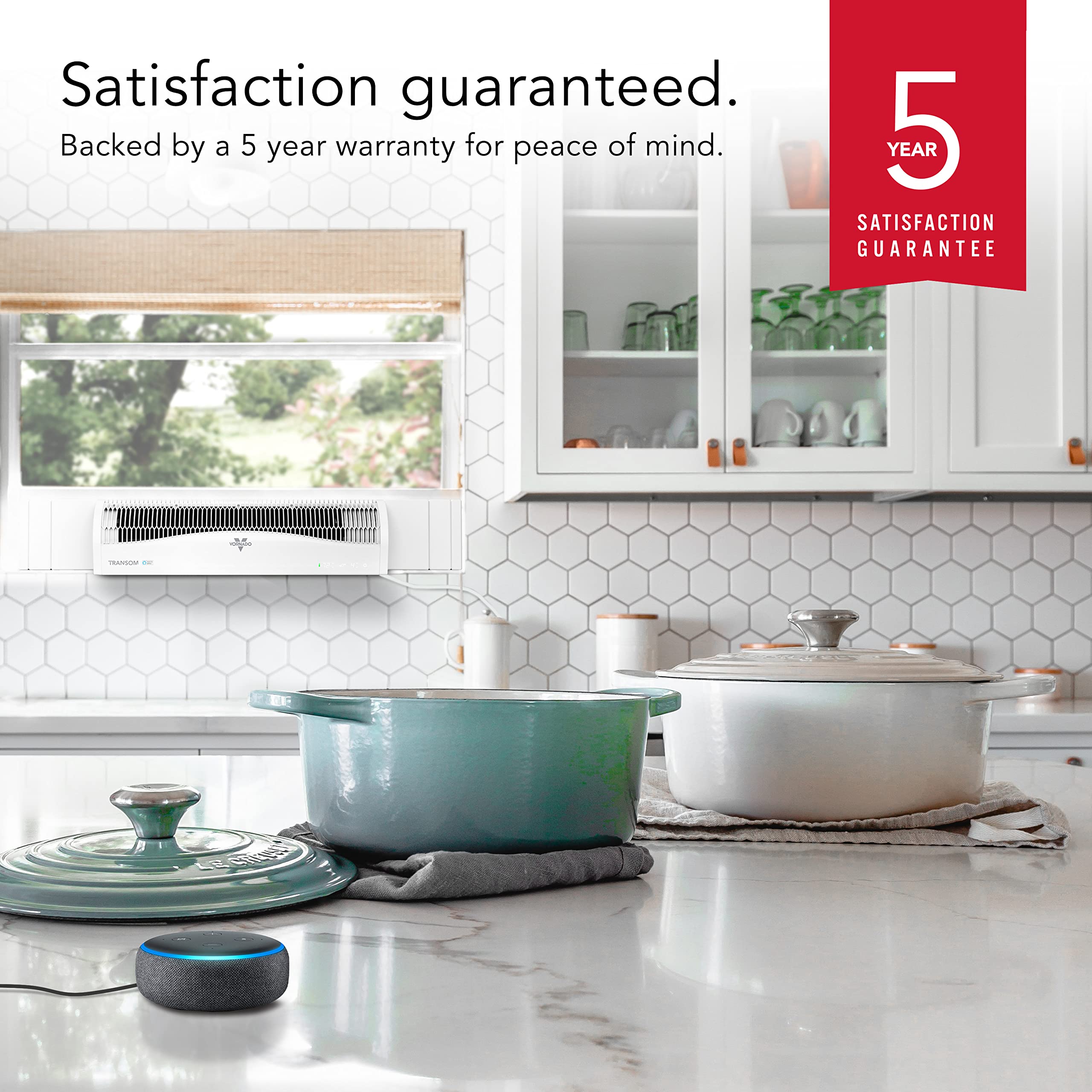 Compact 7.16 inch height simplifies installation in compatible windows.