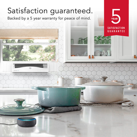 Compact 7.16 inch height simplifies installation in compatible windows.