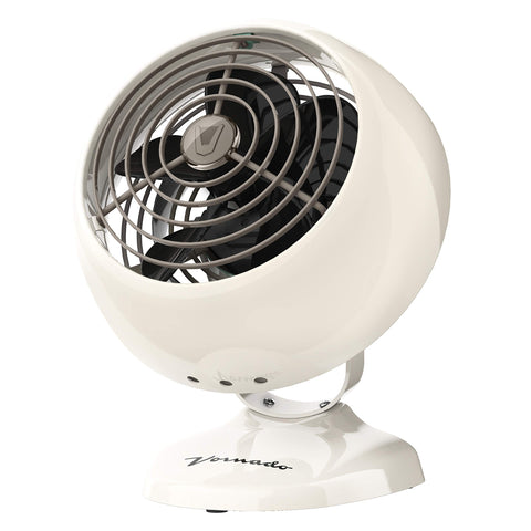 Vornado VFAN Mini Classic front view with vintage metal finish for personal desk cooling