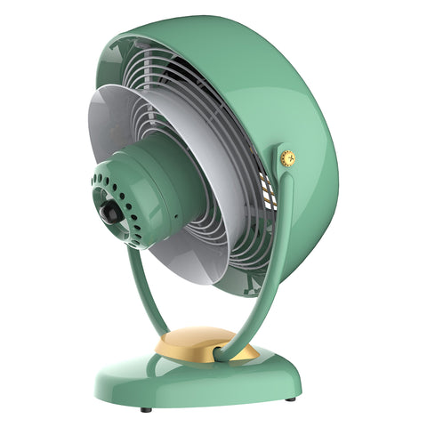 Vornado VFAN Sr. green tilt-adjust shows customizable room cooling.